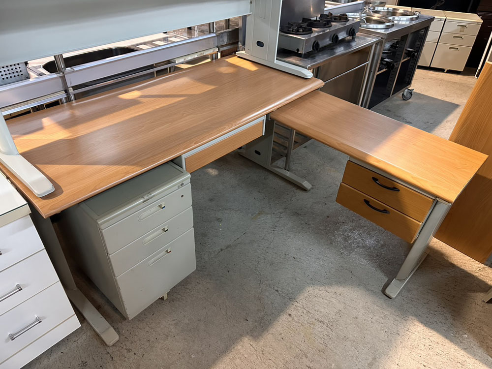 升降書桌附側櫃